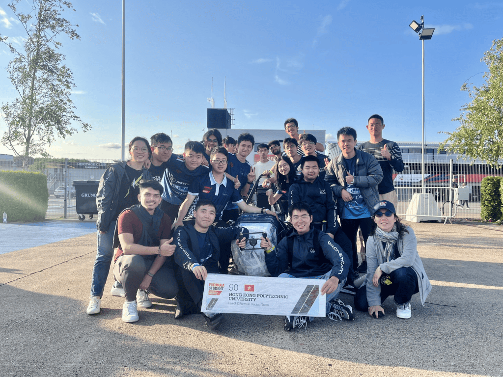 Group photo shot in Silverstone Circuit, UK